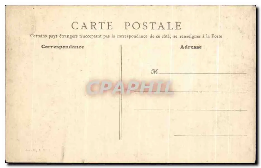 Valençay - O Parque - Entrada das Grutas — B. F., Paris, n°39 - Verso