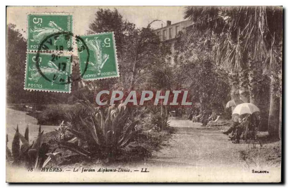 Hyères — O Jardim Alphonse-Denis — Selecta - Frente