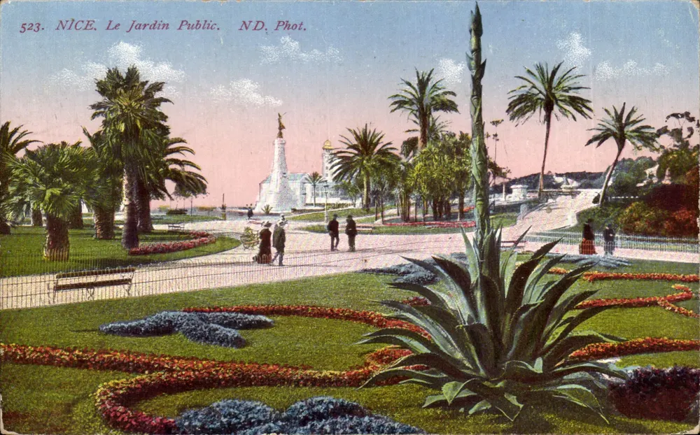 NICE. O Jardim Público — N.D. Fot. n°523 - Frente