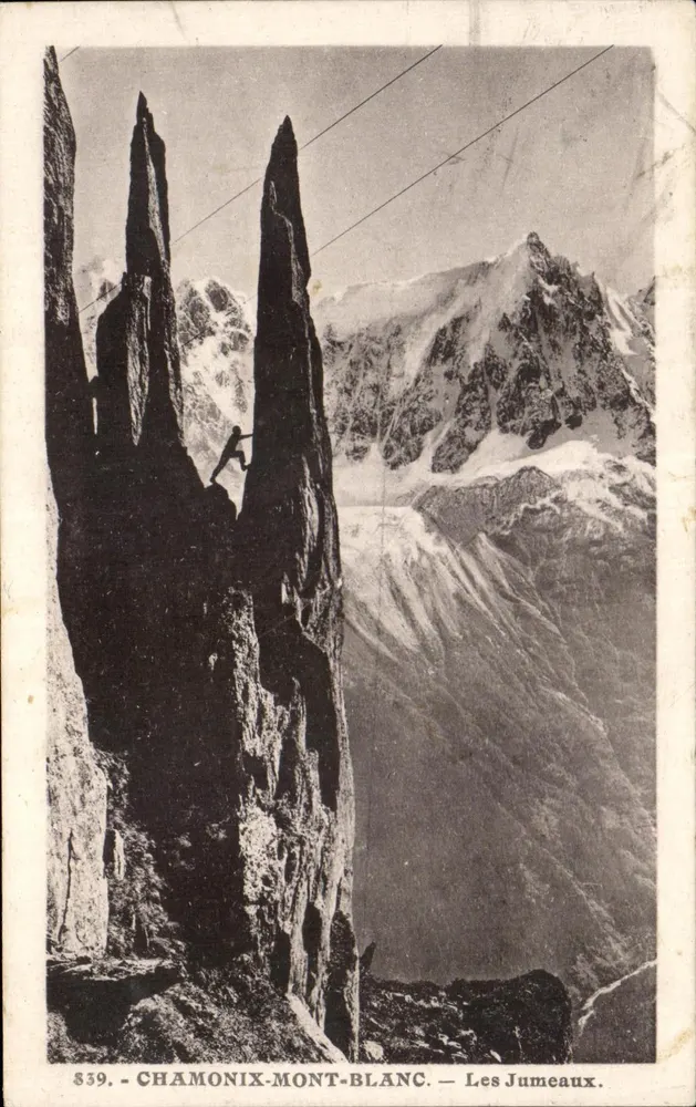 Chamonix-Mont-Blanc — Les Jumeaux — éditeur : Chamonix-Mont-Blanc, n° 839 - Frente