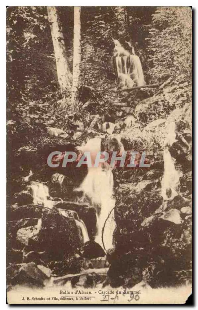 Ballon d'Alsace - Cachoeira do Rummel — J. B. Schmitt e Filhos, editores, em Belfort - Frente