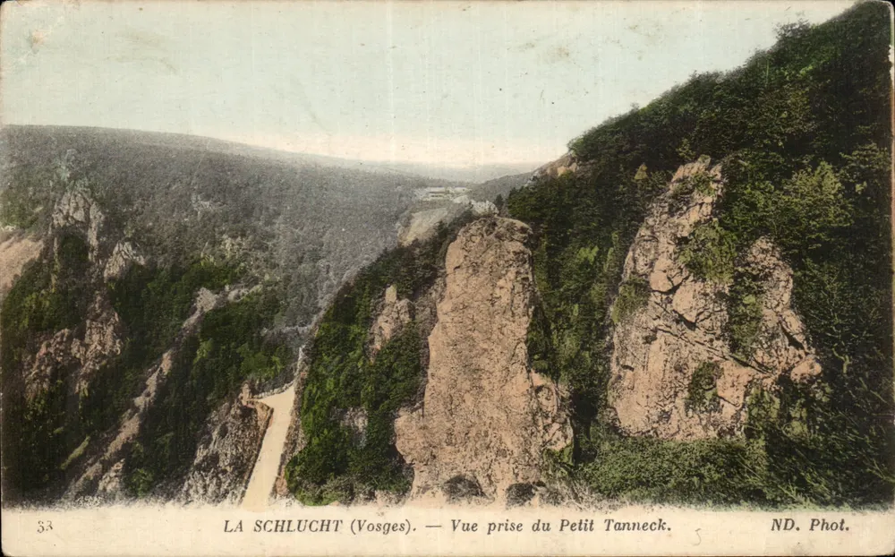 Die Schlucht (Vosges) — Ansicht von Petit Tanneck — ND. Phot. - Vorderseite