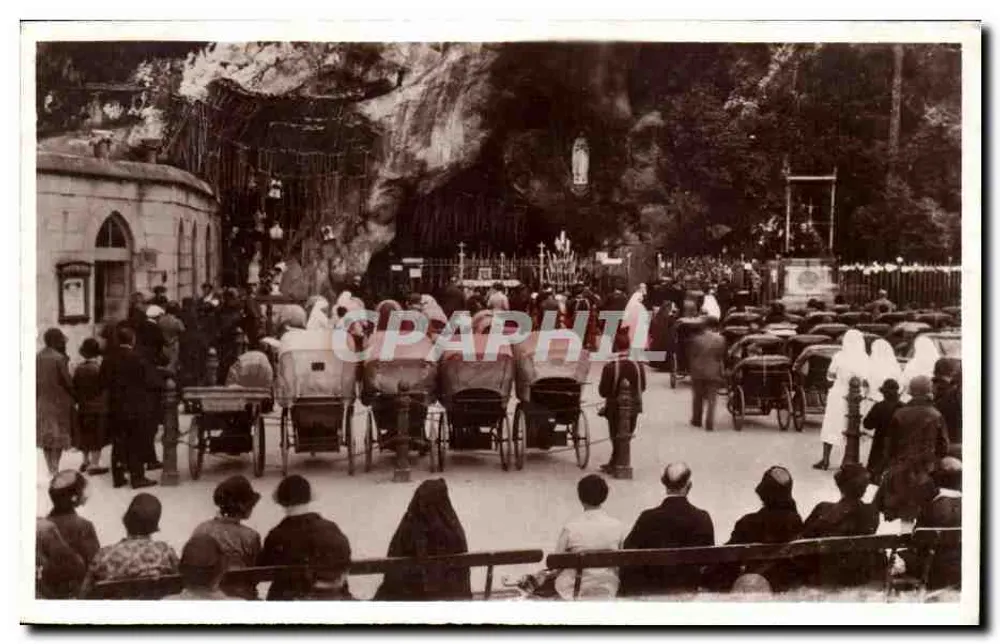 Lourdes — A Gruta — Edição P. DOUCET Lourdes n°24 - Frente