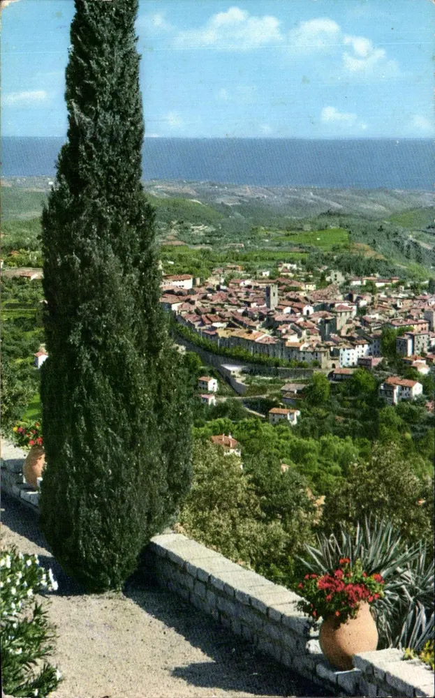 Vence — Allgemeiner Blick mit dem Mittelmeer im Hintergrund — Éditions S.E.P.T. - Vorderseite