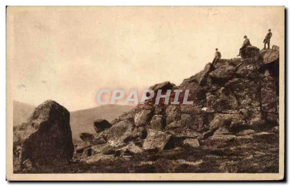 Le Rocher Pointu — vue panoramique depuis le sommet (éditeur : Edition J. Bachelot, Amilly-de-Dôme) - Vorderseite