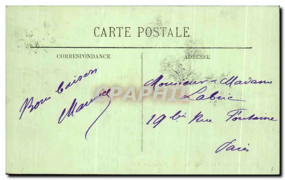 Boulogne-sur-Mer — Die Mole und der Cap Gris-Nez — LL - Rückseite