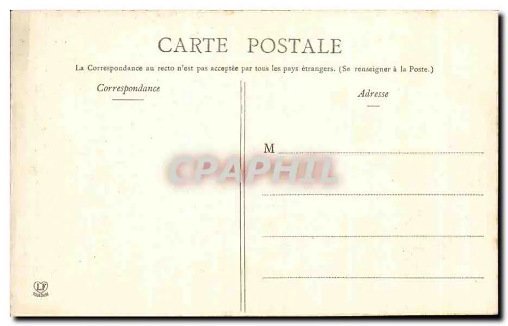 O Pico de Pinède (2855 m.) — Versante meridional — Fototipia Labouche Frères, Toulouse, n° 242 - Verso