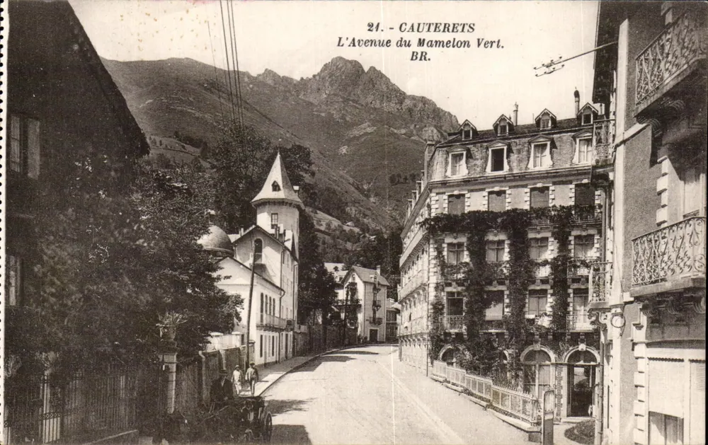 Cauterets - Avenida do Mamelon Vert — BR. — Bloc frères, Bordeaux - Frente