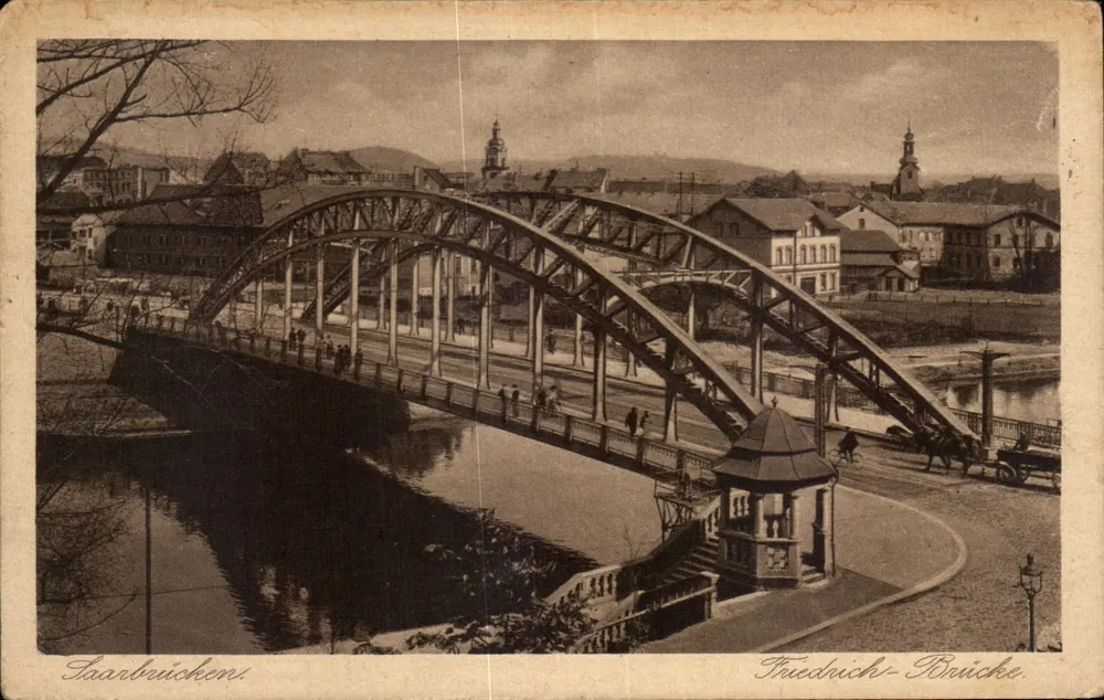 Laanbrückchen — Friedrich-Brücke — Verlag von E. Hartmann, Mannheim Nr. 26 - Frente