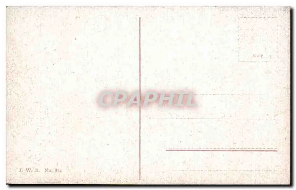 Düsseldorf. Rheinufer mit Fahrradständer. — J.W.B. No. 914 - Rückseite
