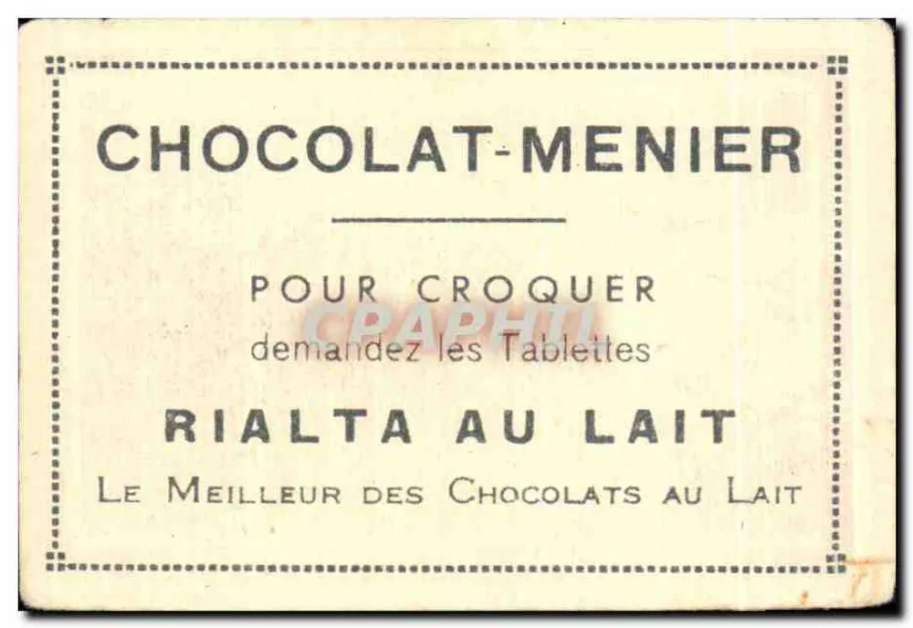 Tirnovo - Brücke über die Yantra — Sammlung Chocolat-Menier — N° 677 - Rückseite
