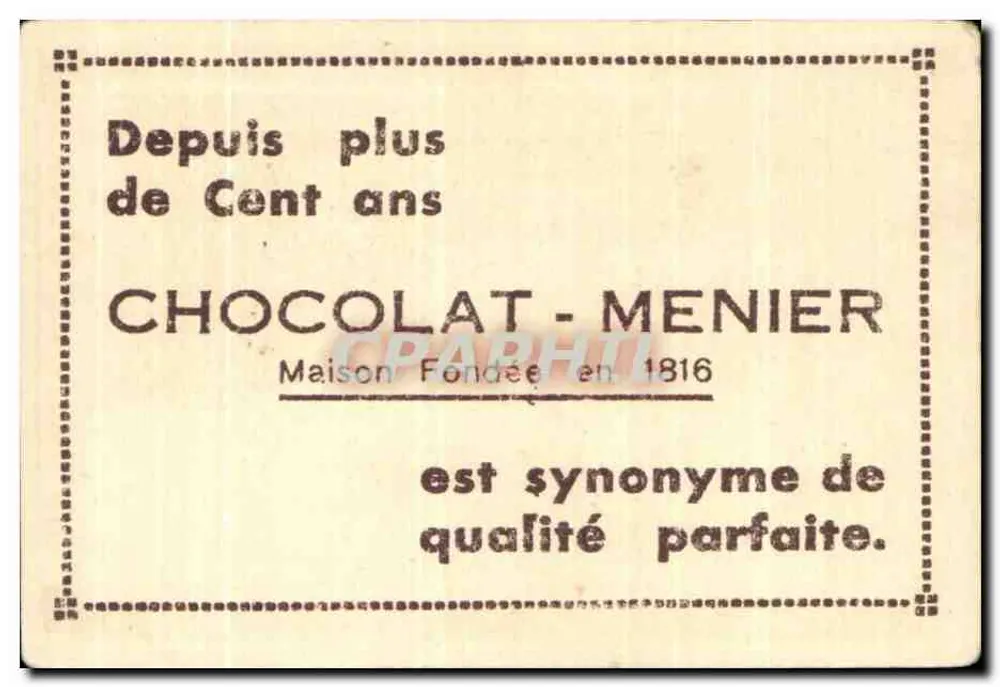 Ancone - A Catedral — Coleção do Chocolate-Menier N°171 — Foto R.N.I. Paris - Verso