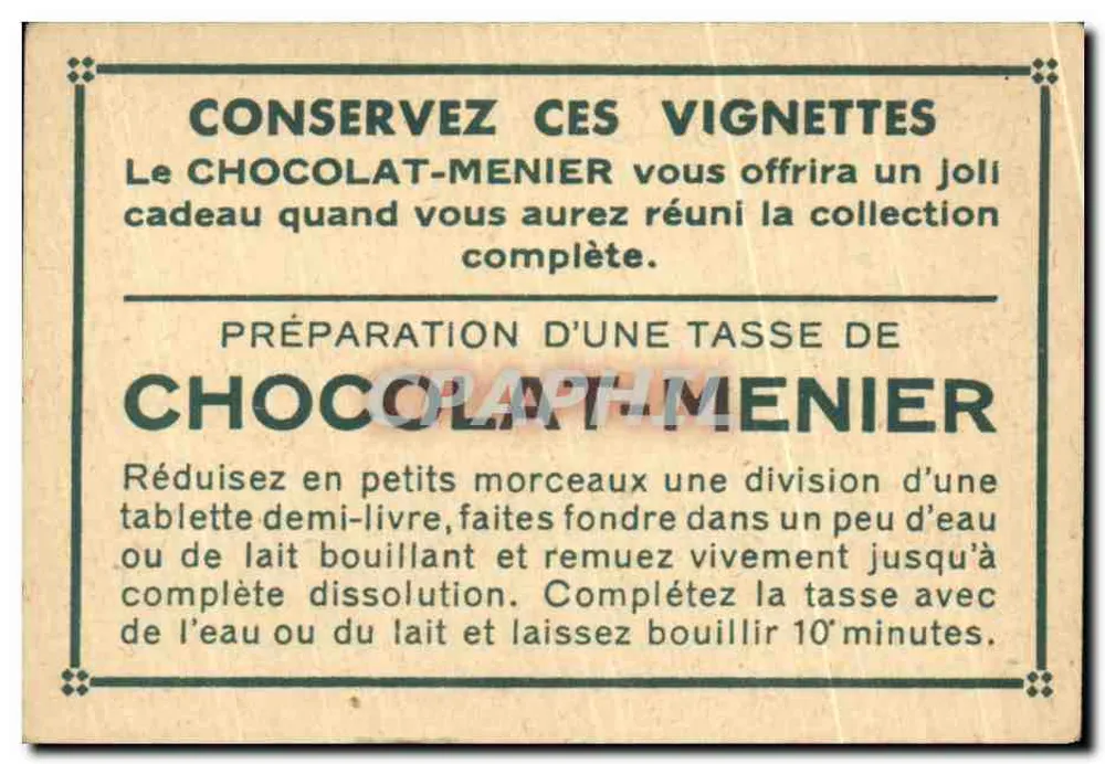 Sarlat - La Maison de la Boetie — Sammlung Chocolat-Menier N° 353, herausgegeben von CL. Dautrix - Rückseite