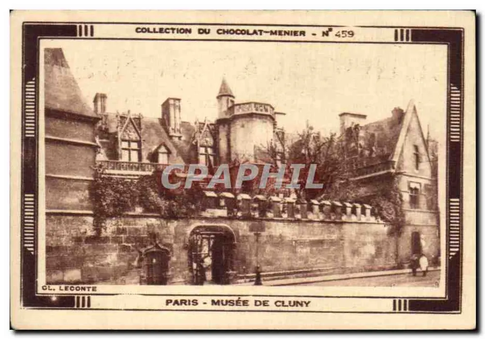 Paris - Museu de Cluny — Coleção do Chocolate-Menier N°459 - Frente