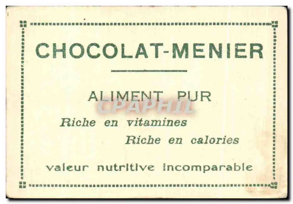 Braemar - O Castelo — Coleção do Chocolate-Menier n°48 — Office du Tourisme Britannique - Verso