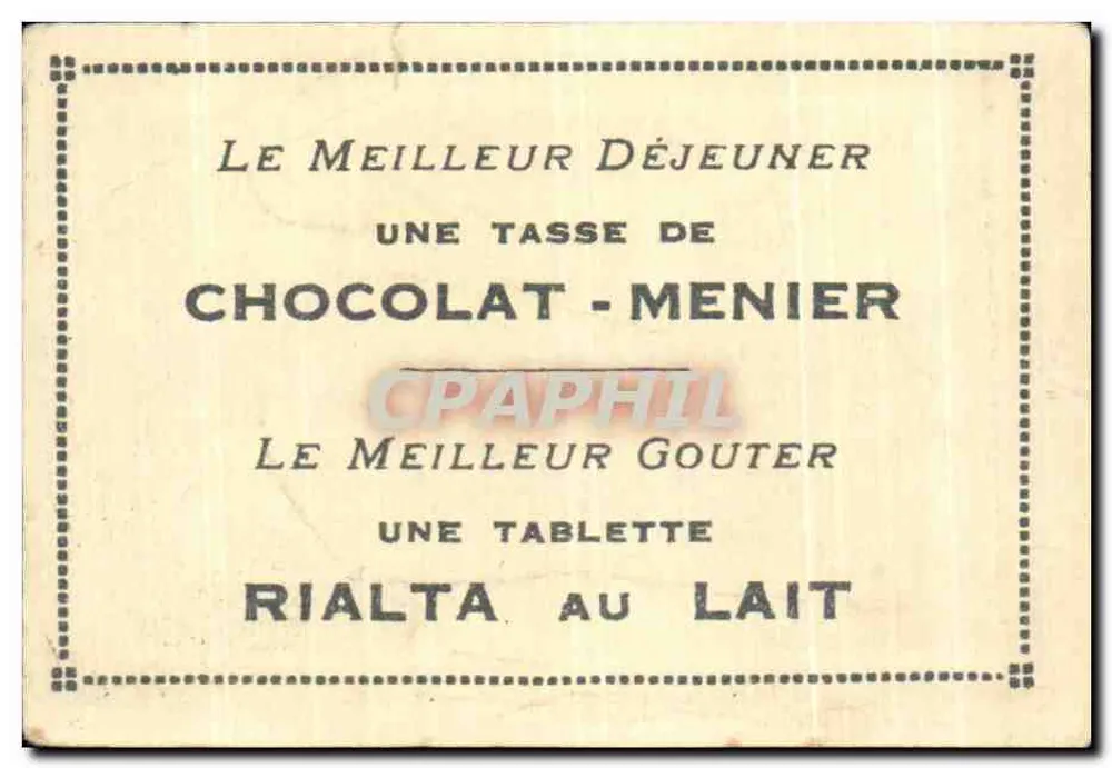 Konstantinopel — Ansicht des Kirchenheiligen Sophien (Innenansicht) — Collection du Chocolat-Menier N°684 - Rückseite
