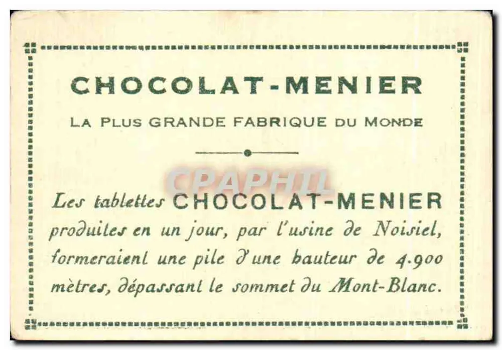 Londres - A Cidade — Office du Tourisme Britannique — Coleção do Chocolate-Menier N°30 - Verso