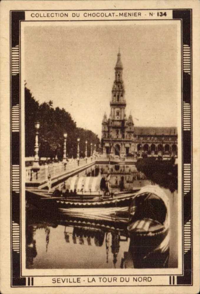 Seville - La Tour du Nord — Collection du Chocolat-Menier N°134 - Recto