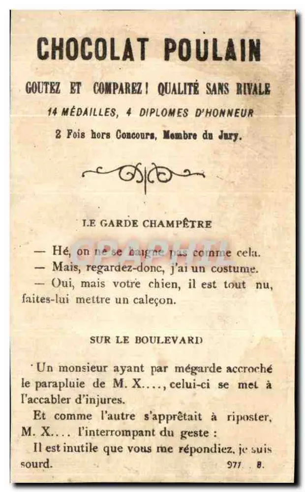 Die Parisiennes von 1902 — Musée Grévin — Gouitez et Compagnie - Rückseite