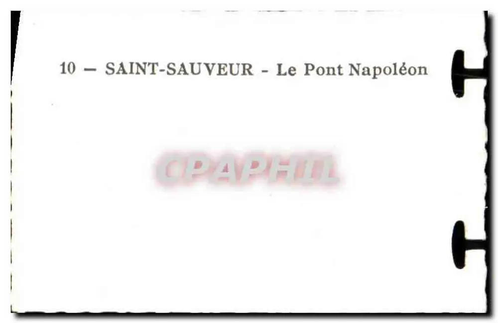 Saint-Sauveur — O Ponte Napoléon — n°10 - Verso