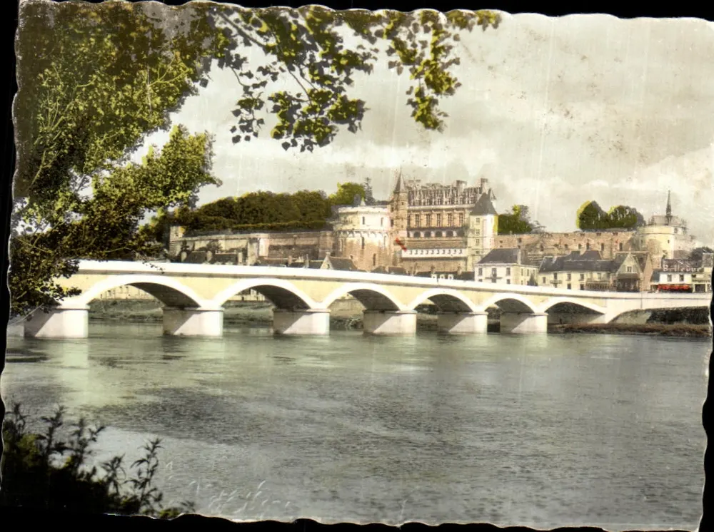 Amboise — Das Schloss und die Brücke über die Loire — Luxus-Editionen « Estel » EI 2625 - Vorderseite