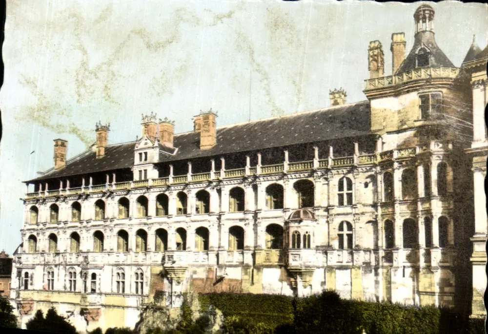 Schloss Blois — Fassade der Loges, Flügel Franz I. — Luxus-Editionen « Estel » n° 2502 - Vorderseite