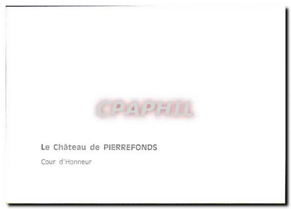 O Castelo de PIERREFONDS — Cour d'Honneur - Verso