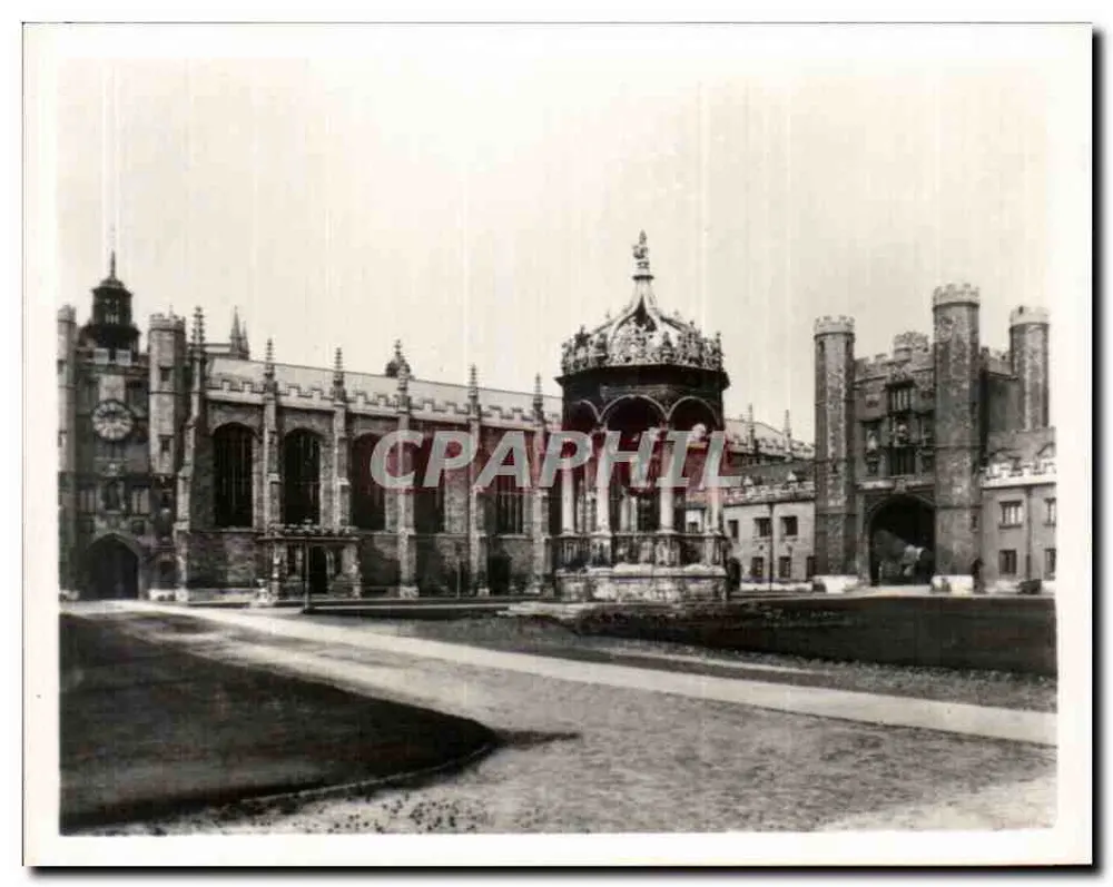 Front Court, Trinity College, Cambridge — Architektonische Ansicht — Unbekannter Verlag - Vorderseite