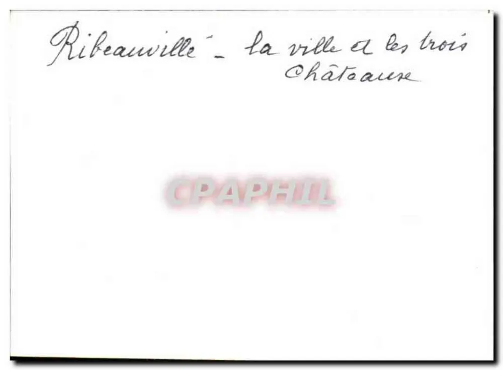 Ribeauvillé — die Stadt und die drei Schlösser — n°6 - Rückseite