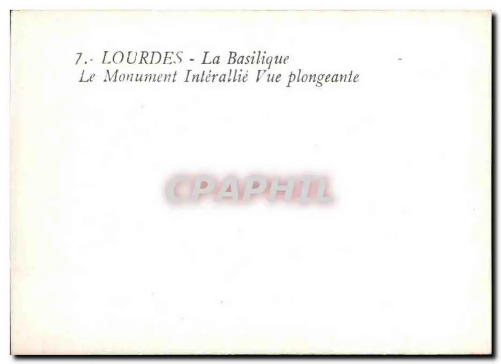 Lourdes - Die Basilika - Aufnahmen von oben - Rückseite