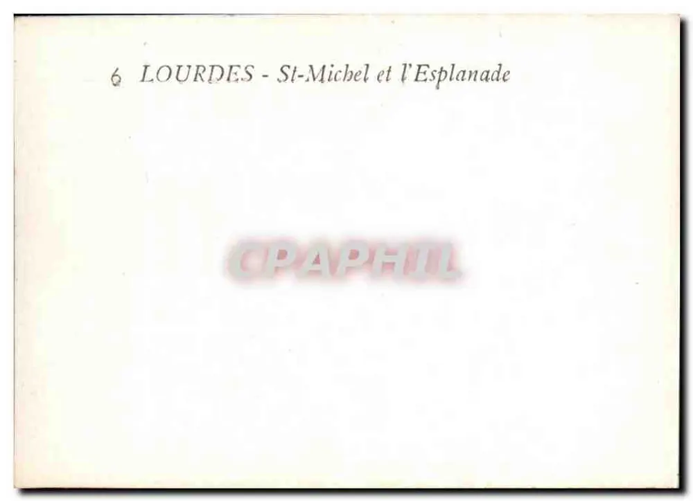 Lourdes - São Miguel e a Esplanada — n°6 - Verso