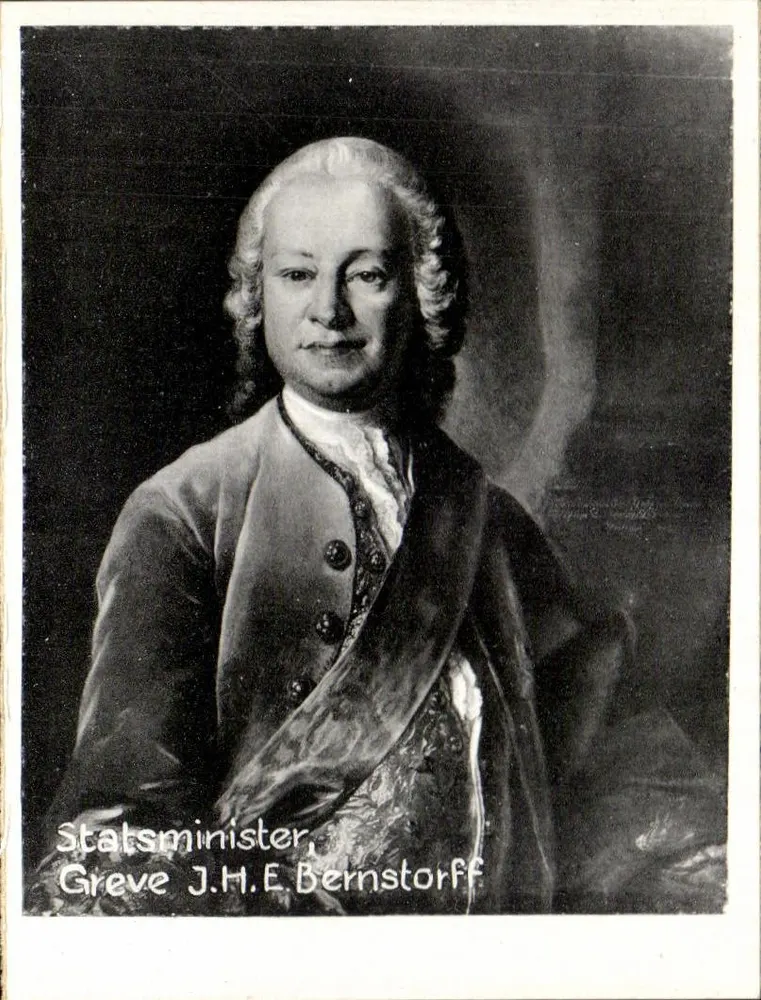 Porträt von J.H.E. Bernstorff — Statsminister, Greve — unbekannter Verlag, Seriennummer nicht sichtbar - Vorderseite