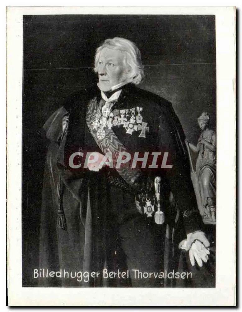 Porträt von Bertel Thorvaldsen — Malerei — unbekannter Verleger - Vorderseite