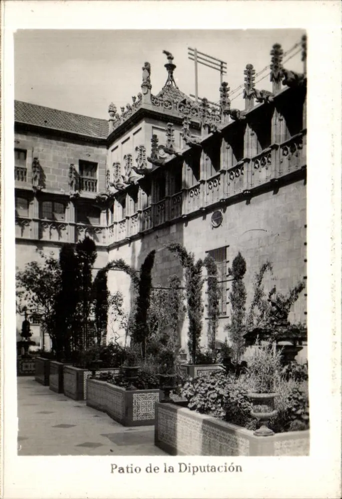 Patio de la Diputación — Zaragoza — onbekende uitgever, serie-nummer niet zichtbaar - Voorkant