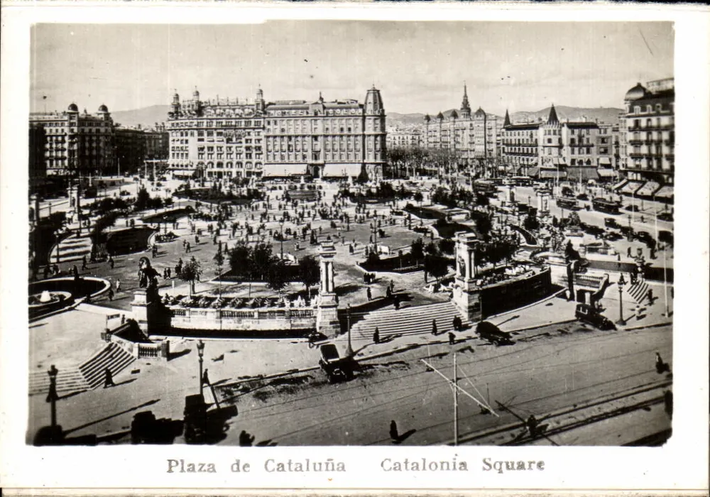Plaza de Cataluña — Barcelona — unbekannter Verlag - Vorderseite