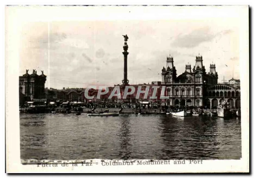 Puerta de la Paz - Denkmal von Columbus und Hafen - Vorderseite