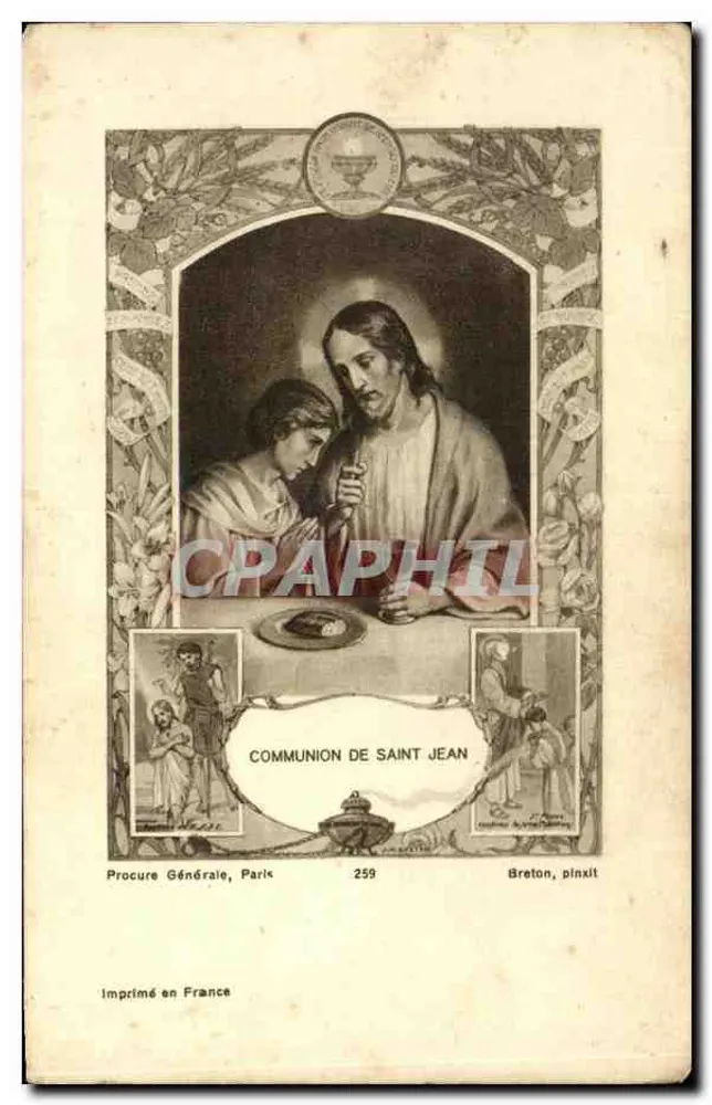 Comunione di San Giovanni — Procure Générale, Parigi — n° 259 - Recto
