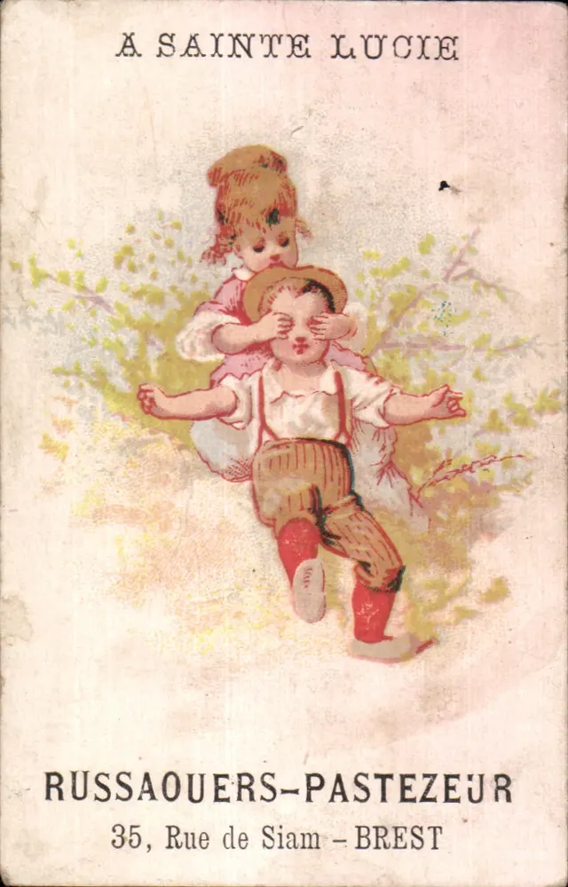 Sainte Lucie — Kinder spielen — Russaouers-Pastezeur, 35 Rue de Siam - Brest - Vorderseite