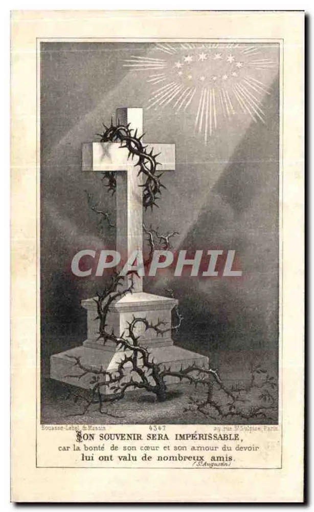 मैडम मारी-एंटोइनेट ले गुएर्न — 3 फरवरी 1928 को ब्रेस्ट में देहरहित हुईं — एडिटर बौआस-लोबेल & मासेन, संख्या 4347 - पीछे