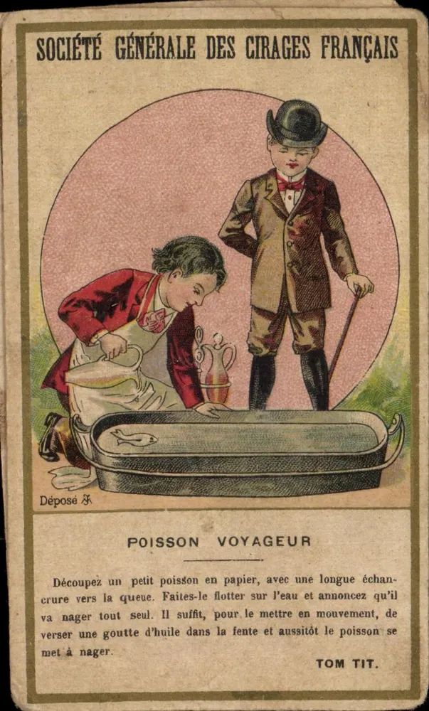Poisson Voyageur — Société Générale des Cirages Français — Tom Tit - Vorderseite