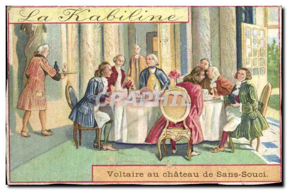 La Kabiline — Voltaire am Schloss Sans-Souci — Verlag: Emile Pécaud & Cie, Paris - Vorderseite