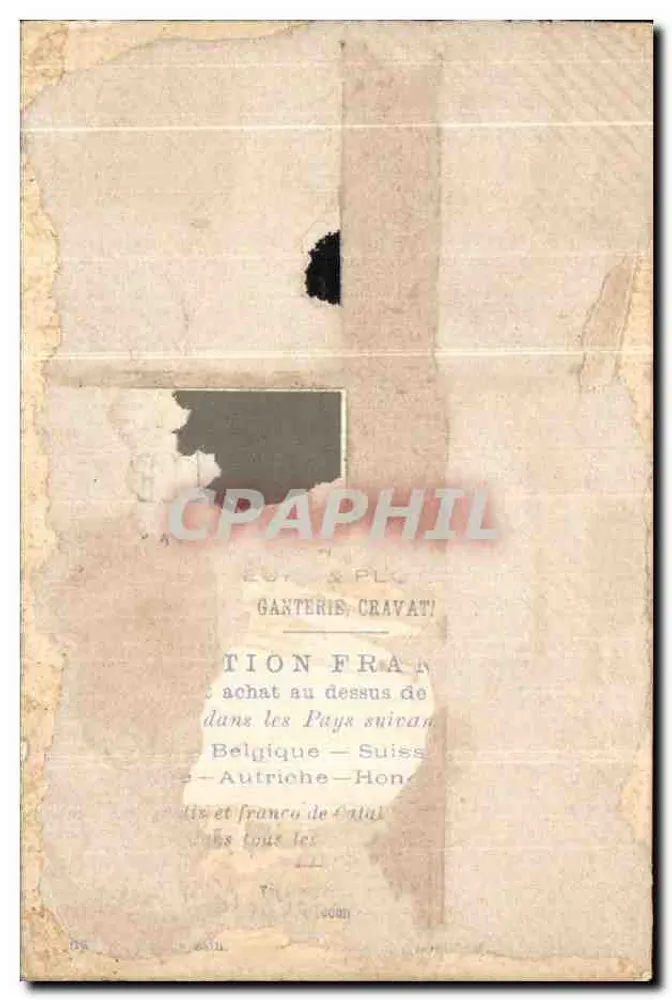 Marguerite Patience — Kind mit Margeriten — Testo & Mossin, Paris - Rückseite