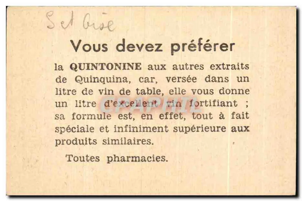 Der Bergfried von Monthléré — mittelalterliche Ruinen — S.I.C. L. Mauguière, Paris, n°92 - Rückseite