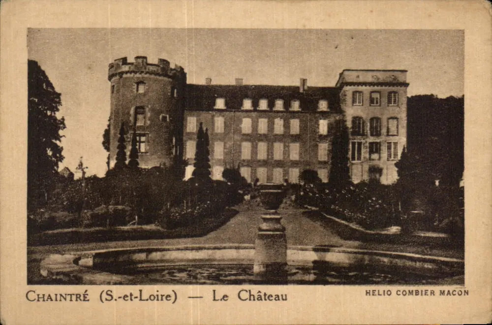Chainttré (S.-et-Loire) — Ansicht des Schlosses — Helio Combier Macon - Vorderseite
