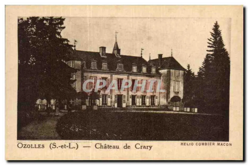 Ozolles (S.-et-L.) — Schloss Crary — Helio Combier Macon - Vorderseite