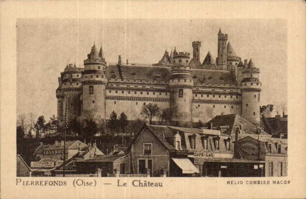 PierreFonds (Oise) — Ansicht des Schlosses — Helio Combier Macon - Vorderseite