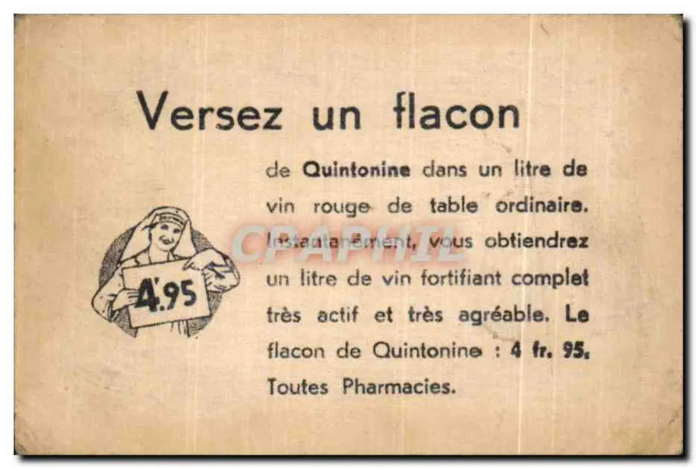Montbron (Charente) — Kasteel van Lachaise — Helio Combier Macon - Achterkant