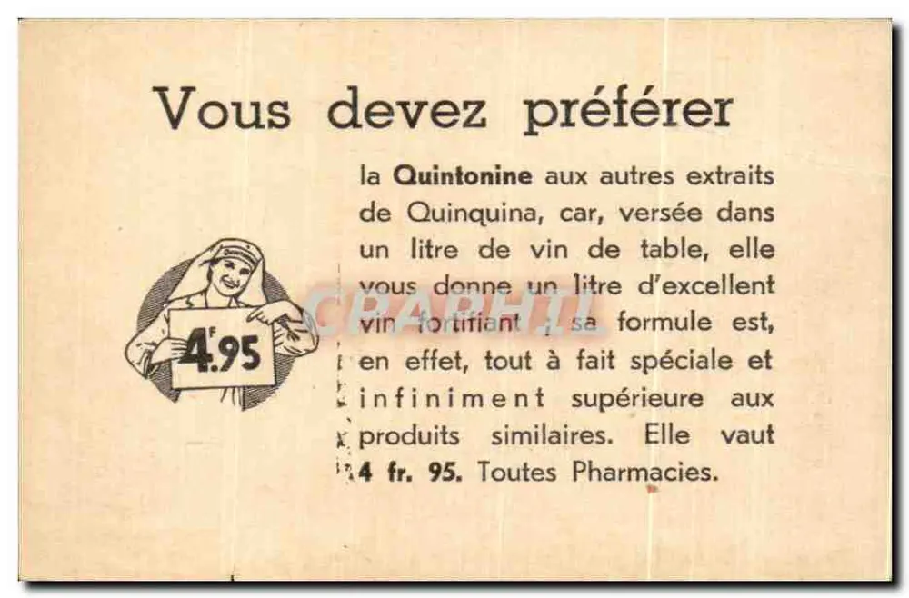 Aigre (Charente) — Castelo de Crève-Cœur — Helio Combier Macon - Verso