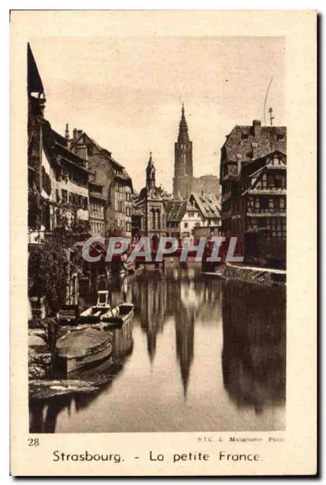 Straßburg - La petite France — S.T.C. L. Mainguier, Paris, Nr. 28 - Vorderseite
