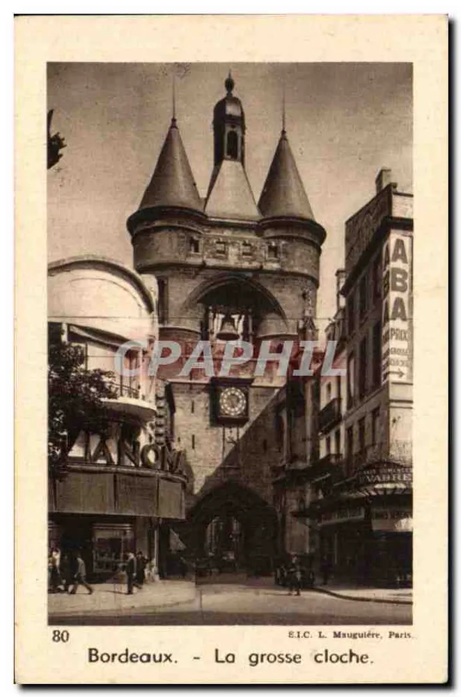 Bordeaux - A grande campanha — E.I.C. L. Mauguière, Paris, n°80 - Frente